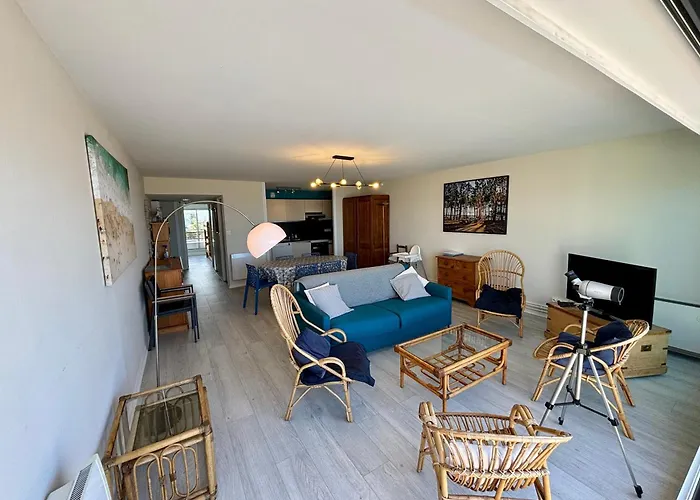 Appt traversant vu Mer et Dunes avec Garage